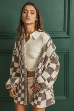 Load image into Gallery viewer, Checkered Cardigan
