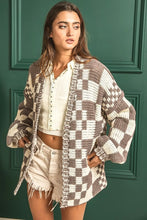 Load image into Gallery viewer, Checkered Cardigan
