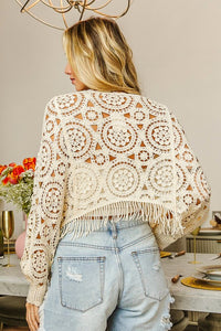 Boho Lace Cover Up