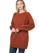 Load image into Gallery viewer, Oversized Tunic Sweatshirt
