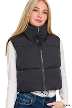 Load image into Gallery viewer, Cropped Puffer Vest
