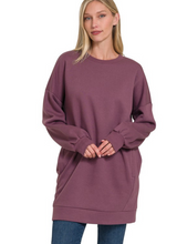 Load image into Gallery viewer, Oversized Tunic Sweatshirt
