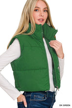 Load image into Gallery viewer, Cropped Puffer Vest
