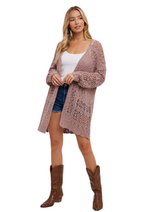 Open Knit Cardigan