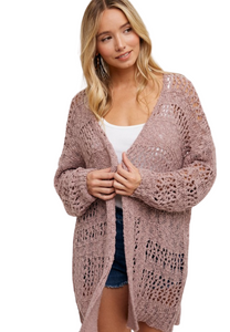 Open Knit Cardigan