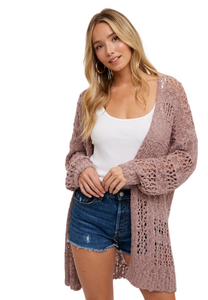 Open Knit Cardigan