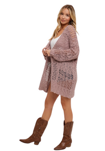 Open Knit Cardigan