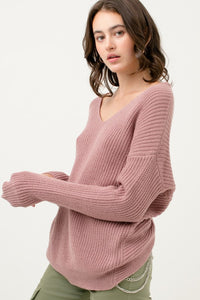 Twisted Back Sweater