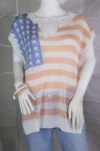 American Flag Sweater