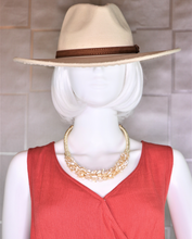 Load image into Gallery viewer, Wide Brim Panama Hat
