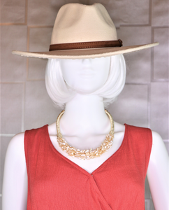 Wide Brim Panama Hat