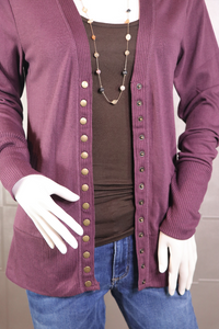 Snap Front Cardigan