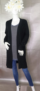 Long Cardigan with Pockets