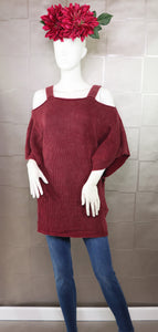 Cold Shoulder Sweater