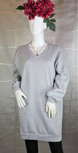 Load image into Gallery viewer, V-Neck Tunic Sweatshirt in Curvy Sizing
