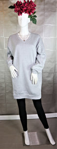 Tunic Sweatshirt with Pockets