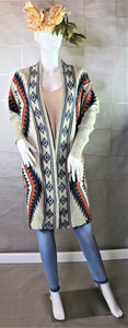 Tribal Cardigan Sweater