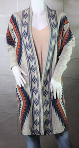 Tribal Cardigan Sweater