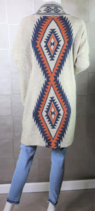 Tribal Cardigan Sweater