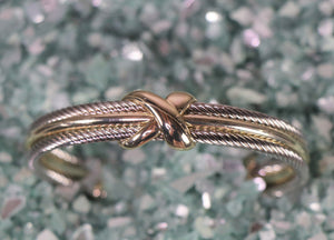 Cable Bracelet with X Accent