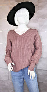 Twisted Back Sweater