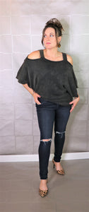 Cold Shoulder Sweater