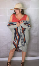 Load image into Gallery viewer, Tribal Cardigan Sweater
