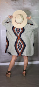 Tribal Cardigan Sweater