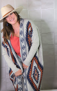 Tribal Cardigan Sweater