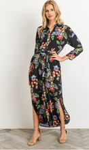 Load image into Gallery viewer, Floral Shirt Dress
