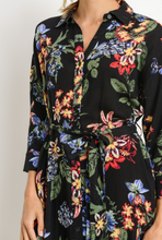 Load image into Gallery viewer, Floral Shirt Dress
