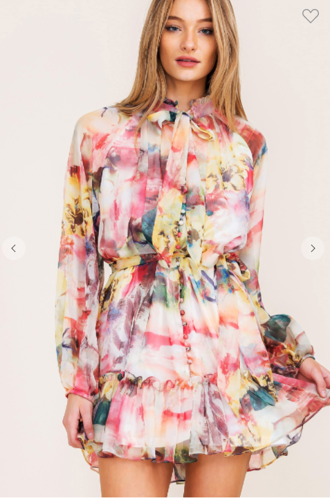 Floral Baby Doll Dress