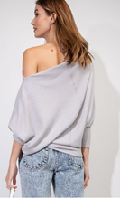 Load image into Gallery viewer, Oversized Off-the-Shoulder Tunic Top
