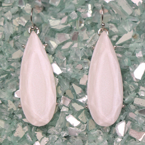 Gemstone Cut Teardrop Earrings