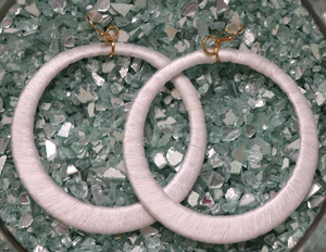 Open-Drop Hoop Earrings