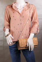 Load image into Gallery viewer, Golden Polka Dot Blouse
