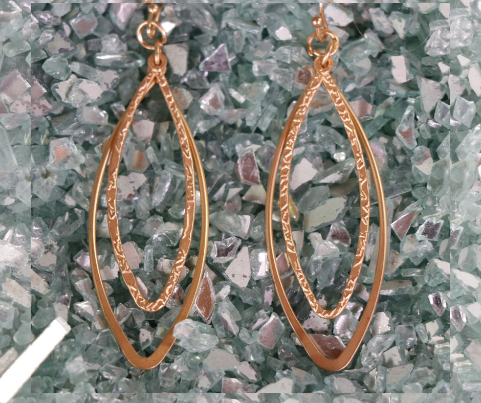 Double Layer Drop Earrings